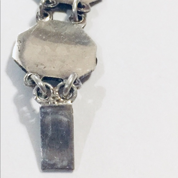 Vintage Siam Silver Bracelet Elephants Dancers - Picture 7 of 8